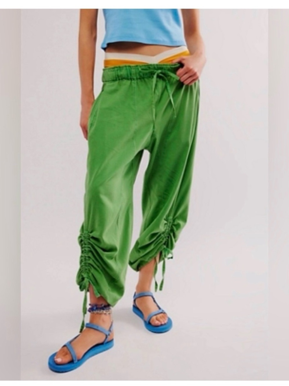 Free People Hadley Poplin Pants - Picture 1 of 8
